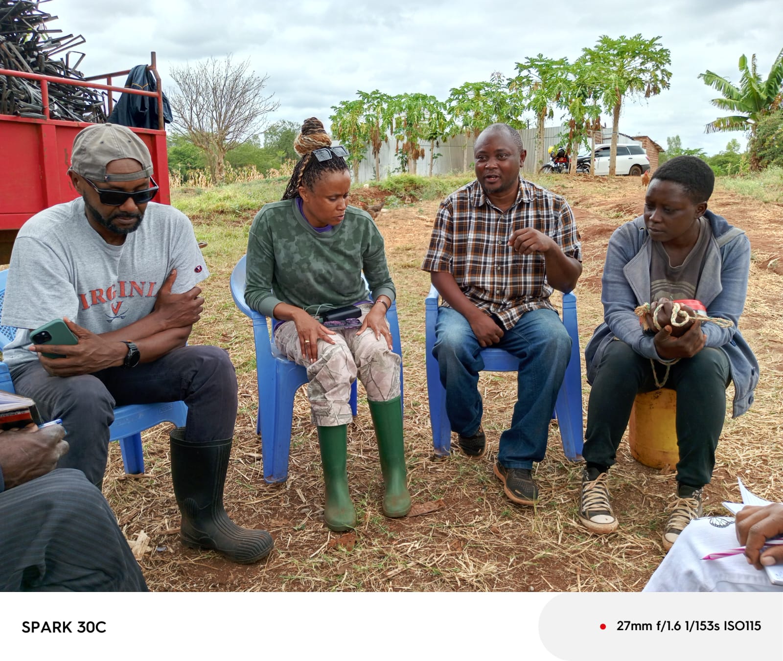 Community with biochar samples